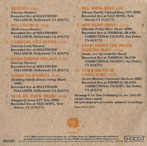 The Grateful Dead : Road Trips Vol. 1 No. 3: Summer '71 (3xHDCD, Album)