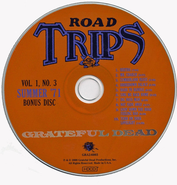 The Grateful Dead : Road Trips Vol. 1 No. 3: Summer '71 (3xHDCD, Album)
