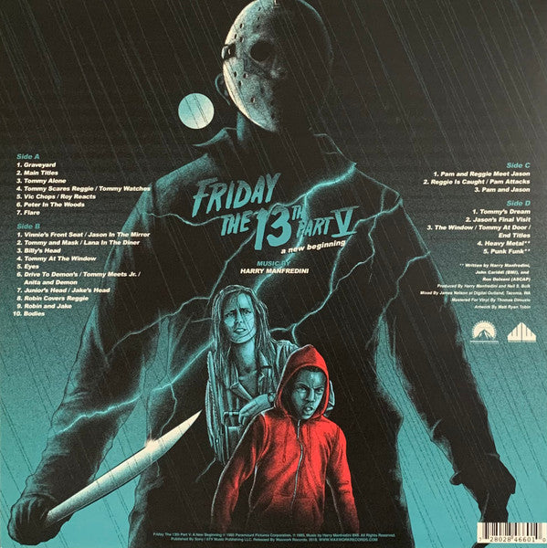 Harry Manfredini : Friday The 13th Part V: A New Beginning (2xLP, Album, Dlx, RE, RM, Whi)