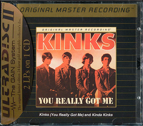 The Kinks : Kinks (You Really Got Me) & Kinda Kinks (CD, Comp, Mono)