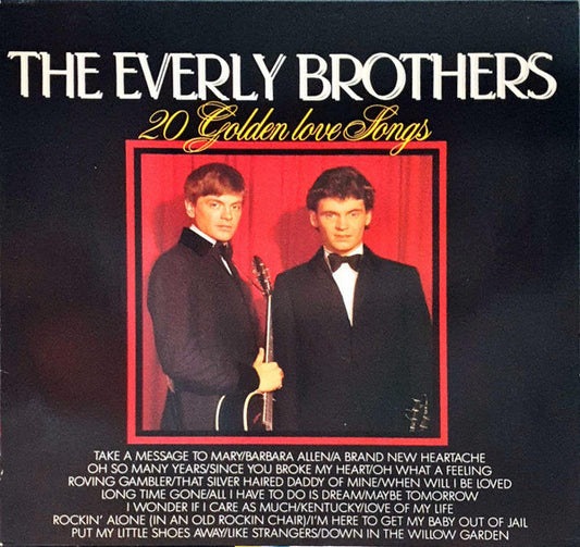 Everly Brothers : 20 Golden Love Songs (LP, Comp)