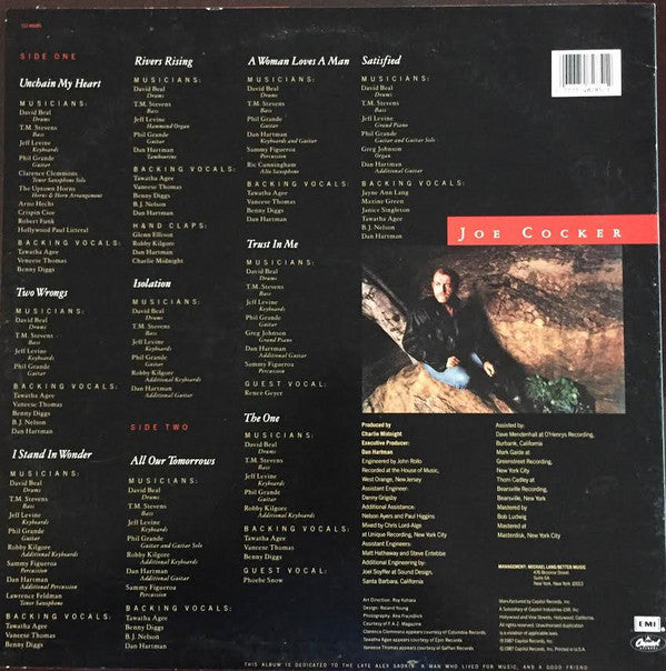 Joe Cocker : Unchain My Heart (LP, Album)