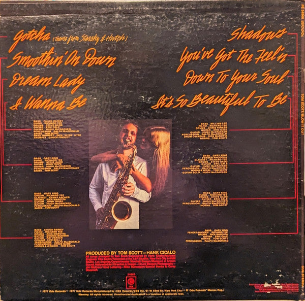 Tom Scott : Blow It Out (LP, Album, Ter)