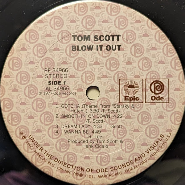 Tom Scott : Blow It Out (LP, Album, Ter)