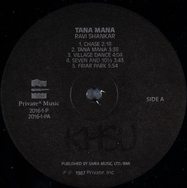 The Ravi Shankar Project* : Tana Mana (LP)