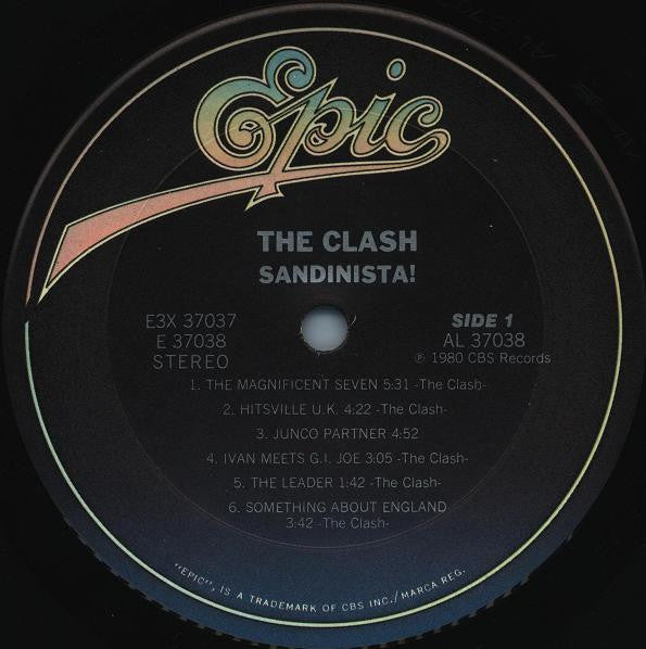The Clash : Sandinista! (3xLP, Album, San)