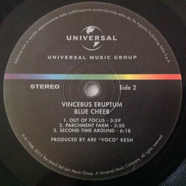 Blue Cheer : Vincebus Eruptum (LP, Album, RE, 180)