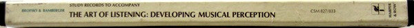 Howard Brofsky & Jeanne Shapiro Bamberger : The Art Of Listening: Developing Musical Perception (7xLP, Box)