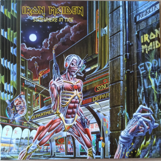 Iron Maiden : Somewhere In Time (LP, Album, RE)