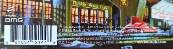 Iron Maiden : Somewhere In Time (LP, Album, RE)