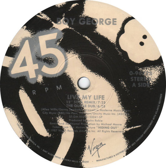 Boy George : Live My Life (12")