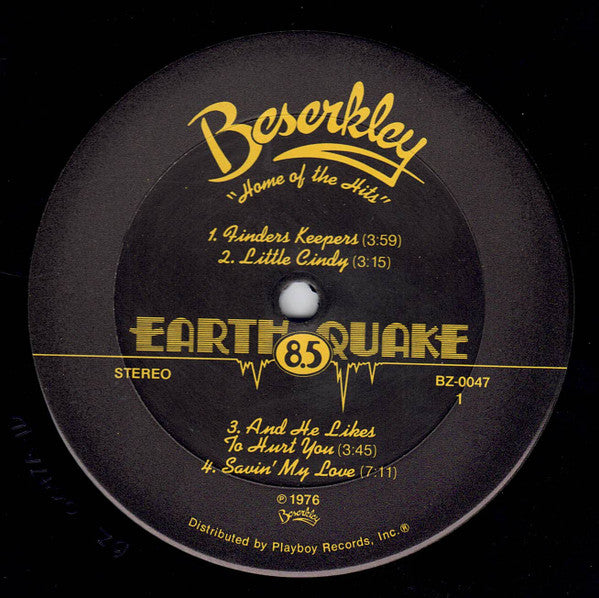 Earth Quake (2) : 8.5 (LP, Album, Ter)