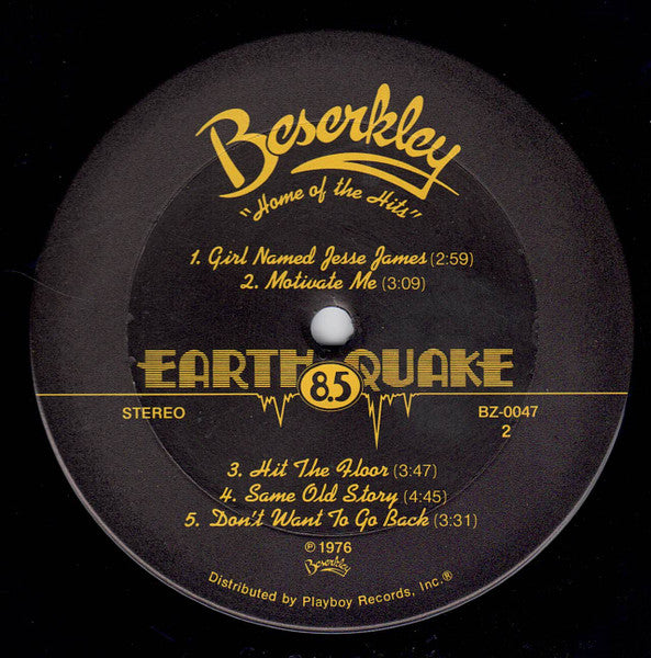Earth Quake (2) : 8.5 (LP, Album, Ter)
