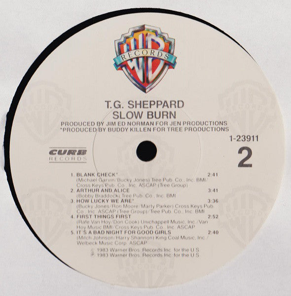 T.G. Sheppard : Slow Burn (LP, Album)