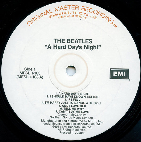 The Beatles : A Hard Day's Night (LP, Album, Ltd, RE, RM)