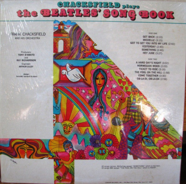 Frank Chacksfield And His Orchestra* : Chacksfield Plays The Beatles' Song Book (LP, Album)