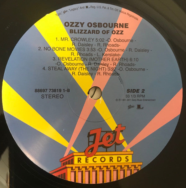 Ozzy Osbourne : Blizzard Of Ozz (LP, Album, RE, RM, 180)