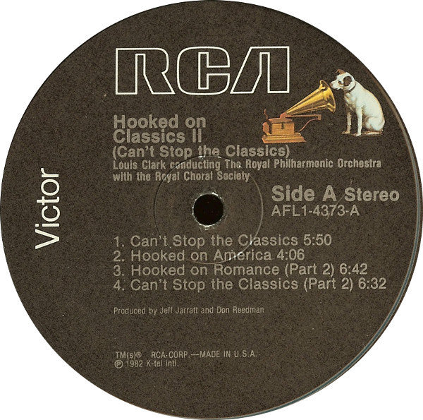 Louis Clark Conducting Royal Philharmonic Orchestra With The The Royal Choral Society : (Can't Stop The Classics) Hooked On Classics II (LP, Album, Ind)