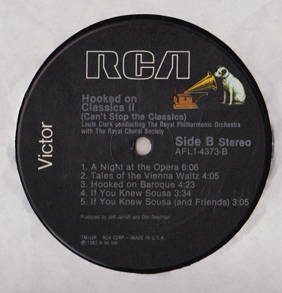 Louis Clark Conducting Royal Philharmonic Orchestra With The The Royal Choral Society : (Can't Stop The Classics) Hooked On Classics II (LP, Album, Ind)