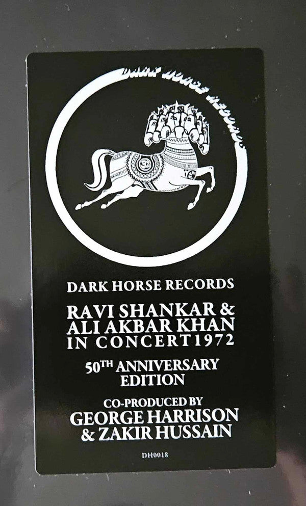 Ravi Shankar, Ali Akbar Khan : In Concert 1972 (2xLP, Album, RSD, Ltd, RE, GZ )