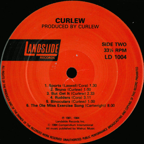 Curlew : Curlew (LP, Album, RP)
