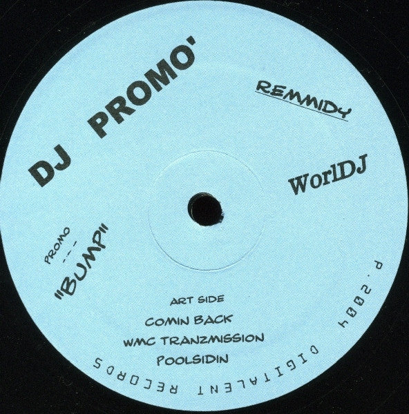 Remmidy : Bump (12", Promo)