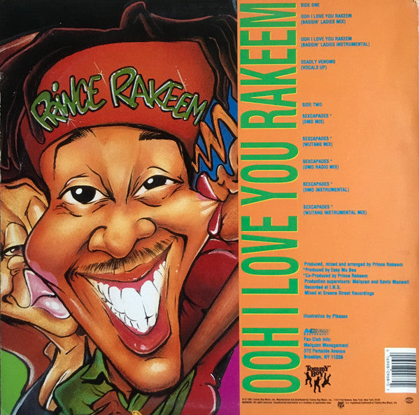 Prince Rakeem : Ooh I Love You Rakeem / Sexcapades (12", Promo)