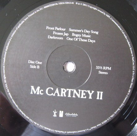 Paul McCartney : McCartney II (LP, Album, RE, RM, 180 + LP, Comp, RM, 180)