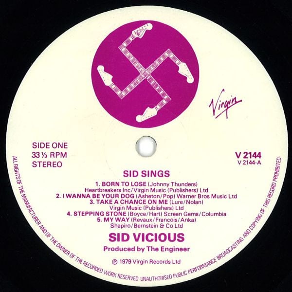 Sid Vicious : Sid Sings (LP, Album)