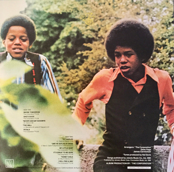 The Jackson 5 : Maybe Tomorrow (LP, Album, RP)