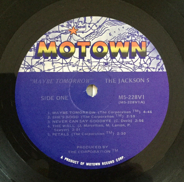 The Jackson 5 : Maybe Tomorrow (LP, Album, RP)