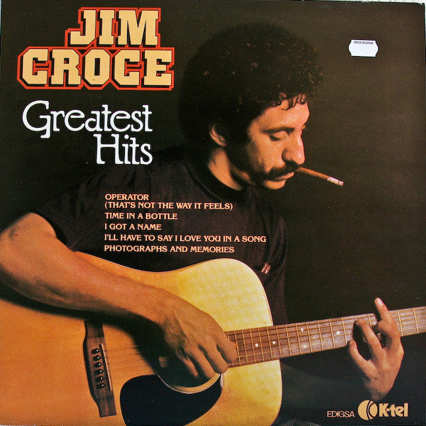 Jim Croce : Greatest Hits (LP, Comp)