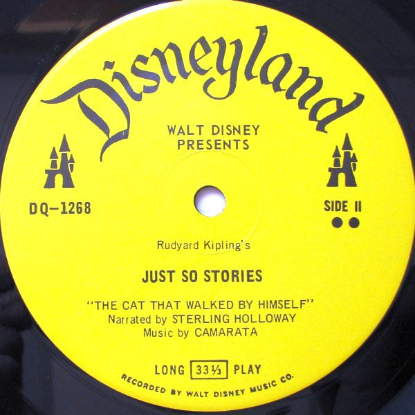 Walt Disney Presents Sterling Holloway, Tutti Camarata : Just So Stories (LP, Mono)