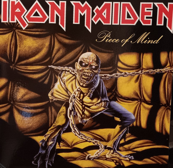 Iron Maiden : Piece Of Mind (LP, Album, RE, RP)