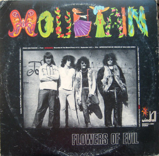 Mountain : Flowers Of Evil (LP, Album, MR )
