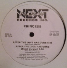 Princess : After The Love Has Gone (12", Promo)