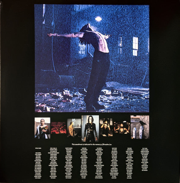Various : The Crow (Original Motion Picture Soundtrack) (LP + LP, S/Sided, Etch + Album, RE, RP, Red)