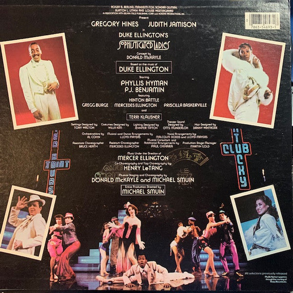 Various : Duke Ellington's Sophisticated Ladies - Highlights (LP)