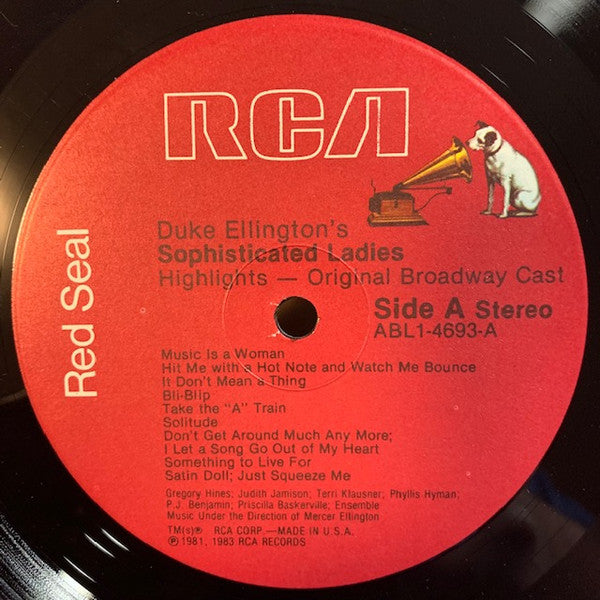 Various : Duke Ellington's Sophisticated Ladies - Highlights (LP)