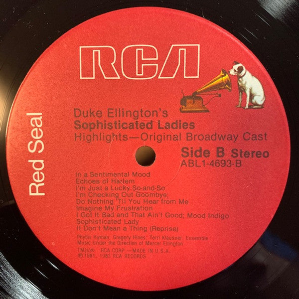Various : Duke Ellington's Sophisticated Ladies - Highlights (LP)