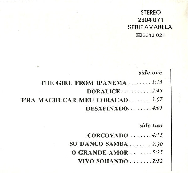 Stan Getz / João Gilberto Featuring Antonio Carlos Jobim : Getz / Gilberto (LP, Album, RE)