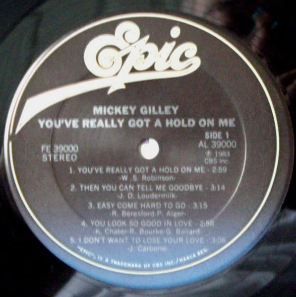 Mickey Gilley : You've Really Got A Hold On Me (LP, Album, Pit)