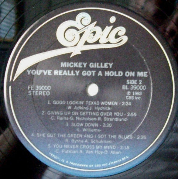 Mickey Gilley : You've Really Got A Hold On Me (LP, Album, Pit)