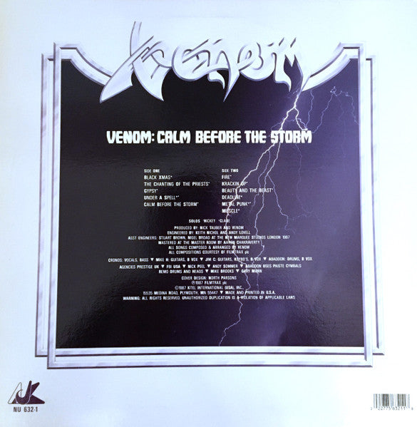 Venom (8) : Calm Before The Storm (LP, Album)