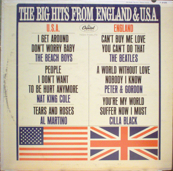 Various : The Big Hits From England & U.S.A. (LP, Comp, Mono)