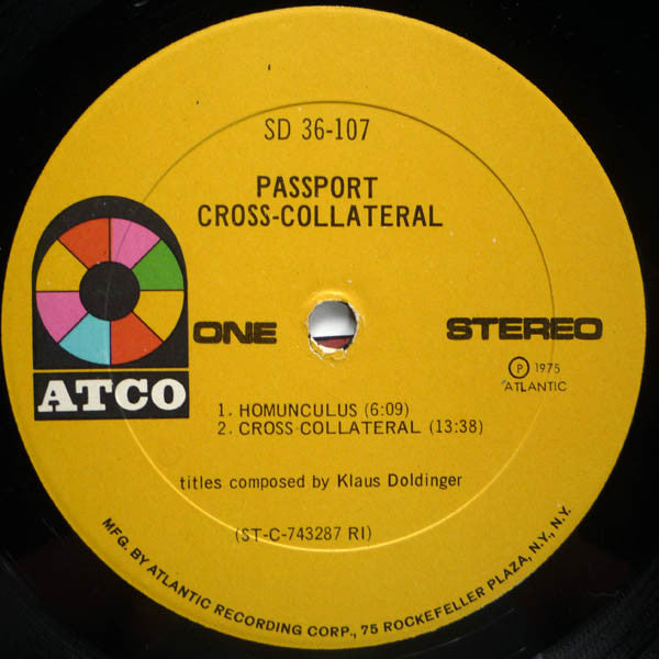 Passport (2) : Cross-Collateral (LP, Album, RI )