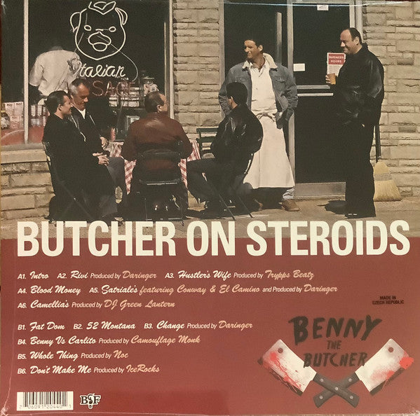 Benny (45) x DJ Green Lantern : Butcher On Steroids (LP, Album, RE)