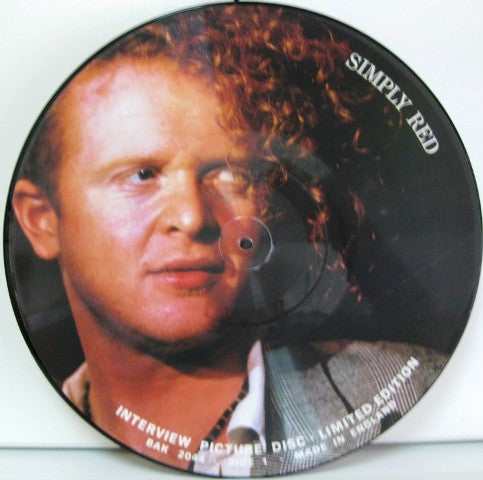 Simply Red : Limited Edition Interview Picture Disc (LP, Ltd, Pic, Unofficial)