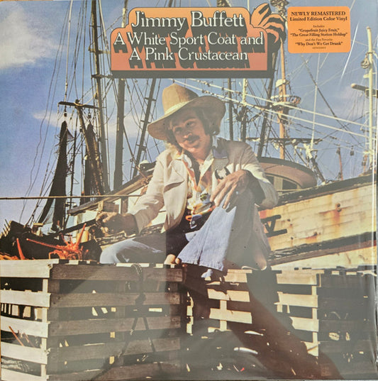 Jimmy Buffett : A White Sport Coat And A Pink Crustacean (LP, Album, RE, RM, Pum)