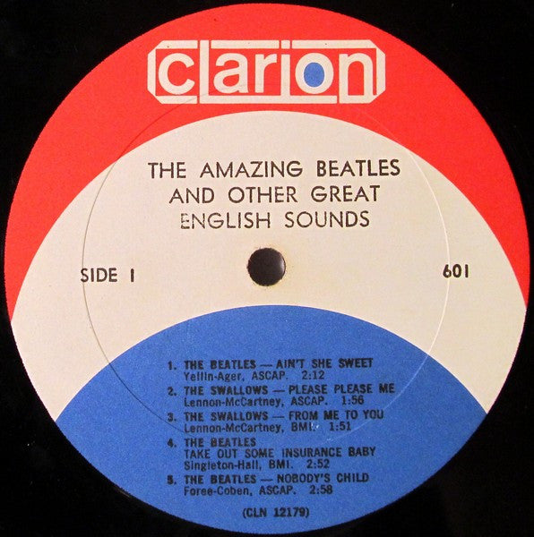 The Beatles, Tony Sheridan, The Swallows (5) : The Amazing Beatles & Other Great English Group Sounds (LP, Comp)